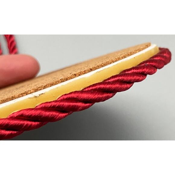 Hanging Wall Decor 5 1/2" Round Farmhouse Rooster Tile w/ cork back - Picture 5 of 5